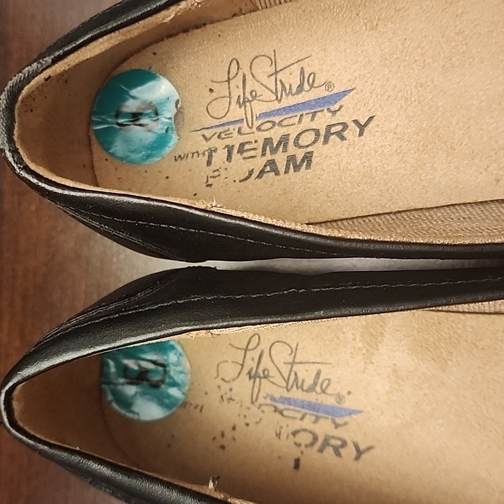 Life Stride Velocity With Memory Foam Black Slip … - image 2
